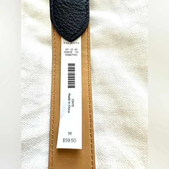 🦞 Brand New 42” Talbots Striped Nautical Belt with Red Lobster Embroidery NWT ⚓️ - Picture 5 of 9